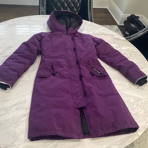 COPY - Girls size M (10/12) Genuine Purple Canada Goose Brittania Coat